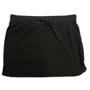Kyodan Golf Womens Black Skirt Skort Shorts With Drawstring Waist & Pockets XL